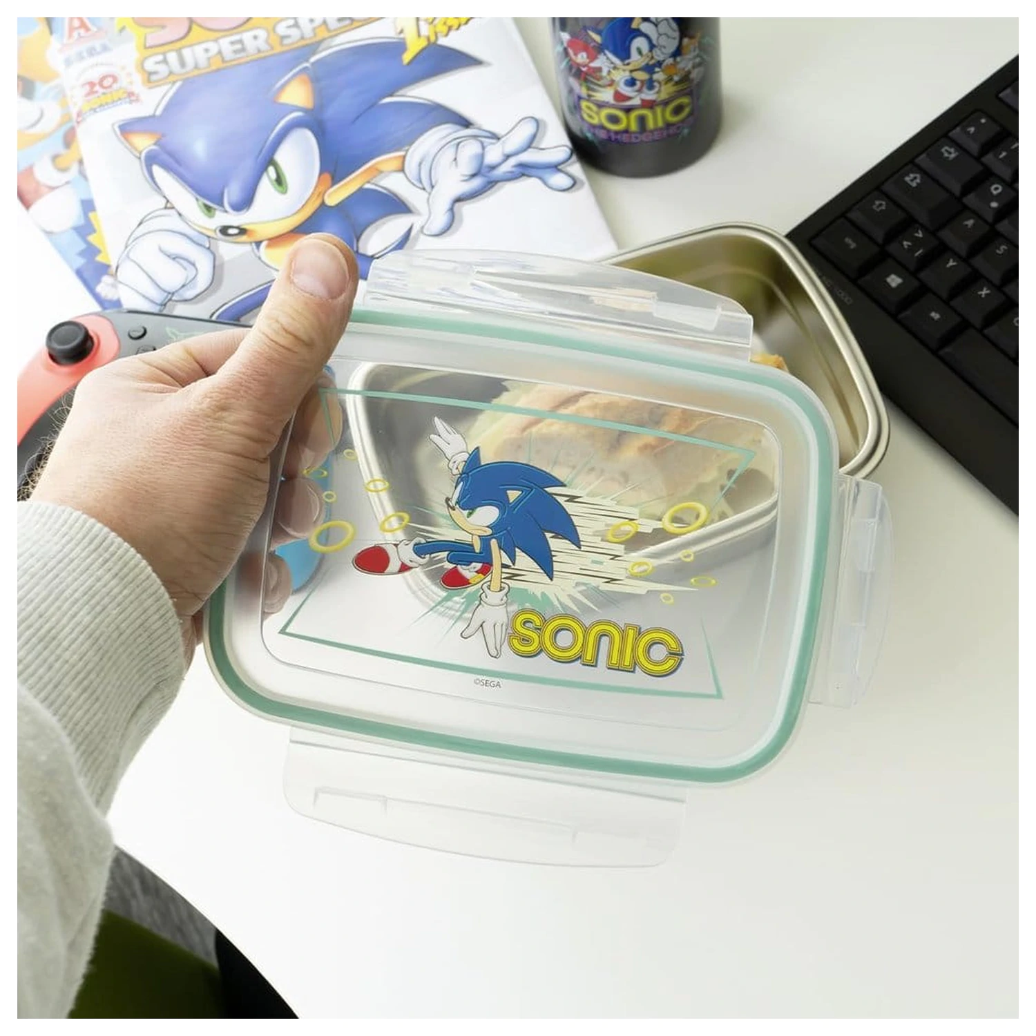 Sonic Retro svačinový box 850 ml fotografii produktu