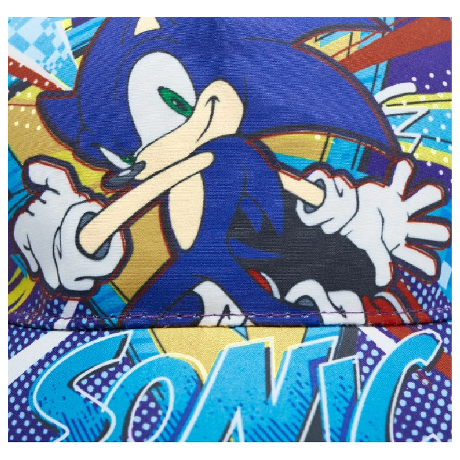 Sonic Ring Runner modrá baseballová čepice pro děti 52 cm fotografii produktu