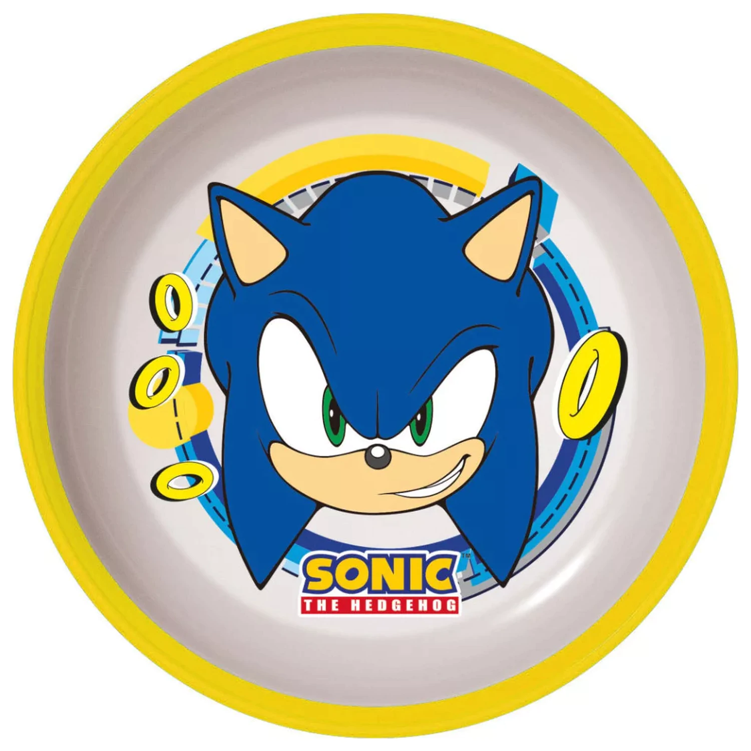 Sonic Rings protiskluzový mikropřehluboký talíř fotografii produktu