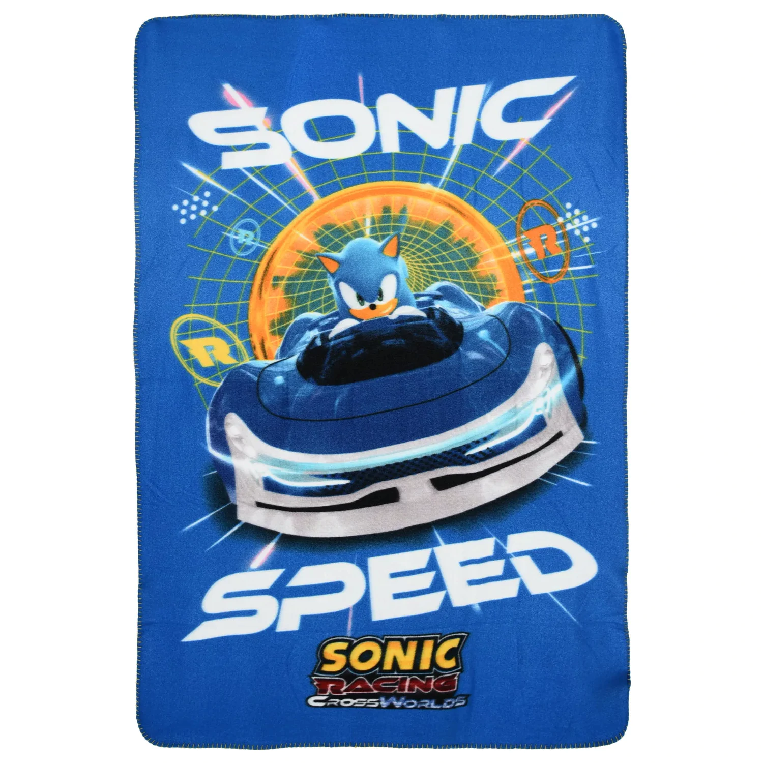Sonic Speed flísová deka 100x150cm fotografii produktu