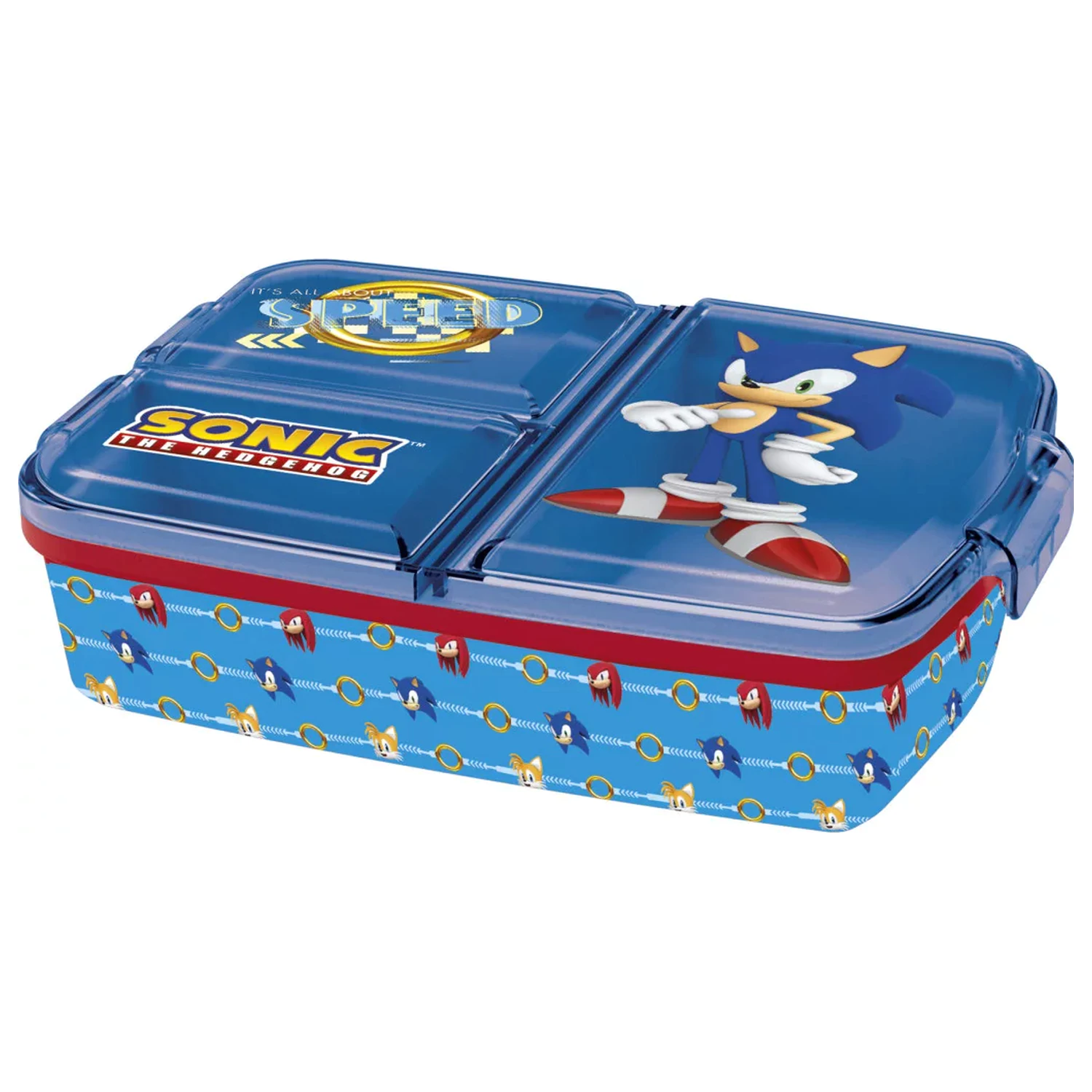 Sonic Speed Vícekomorový obědový box, Box na sendviče fotografii produktu