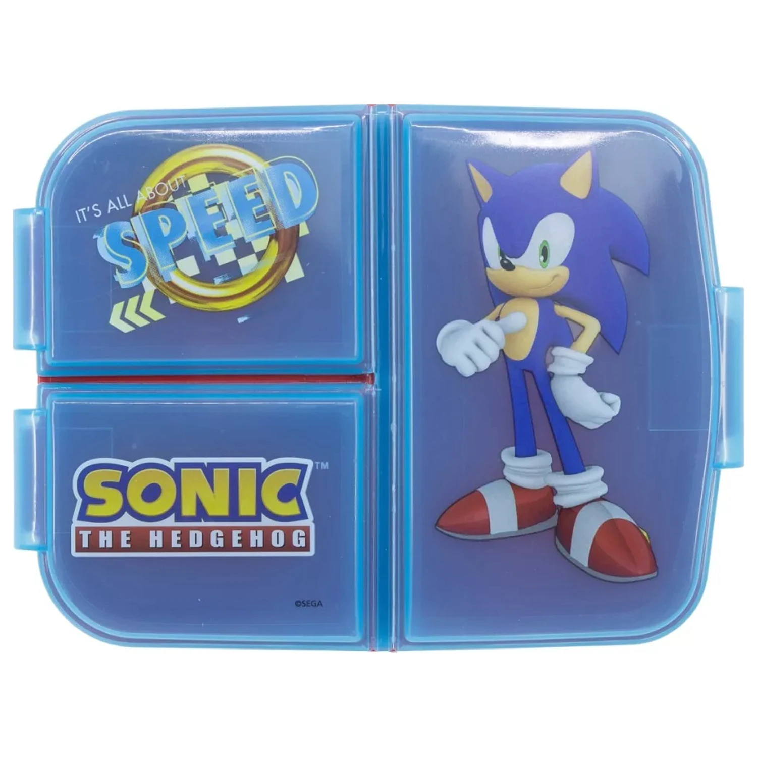 Sonic Speed Vícekomorový obědový box, Box na sendviče fotografii produktu