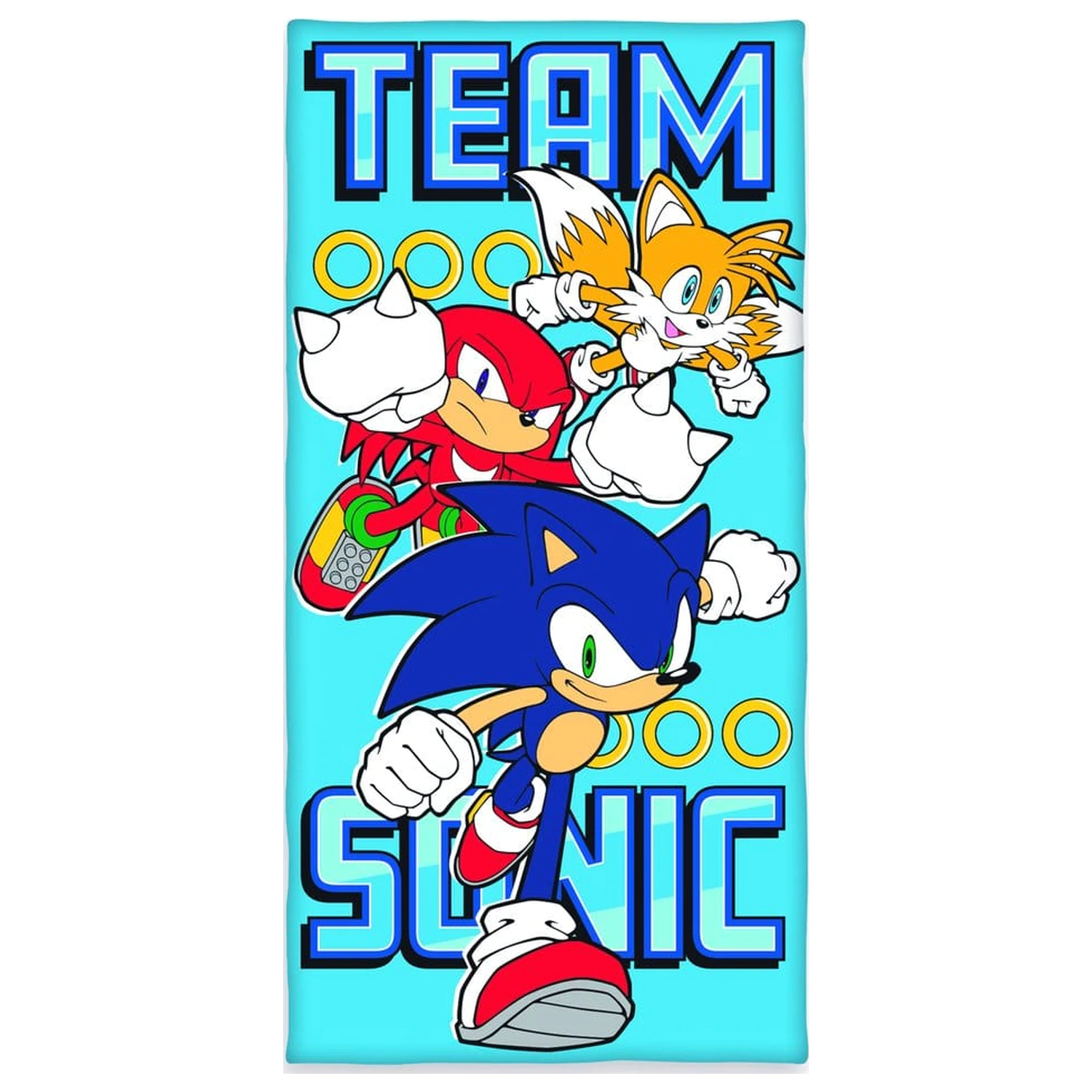 Sonic Beach Towel Team Sonic 70 x 140 cm Ručník fotografii produktu