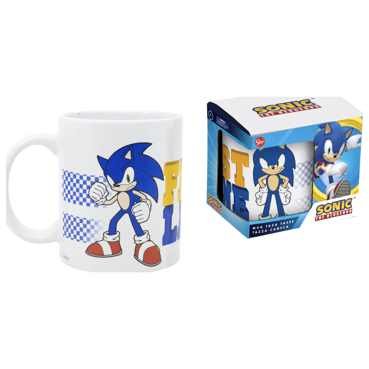 Sonic The Fat Lane keramický hrnek 325 ml fotografii produktu