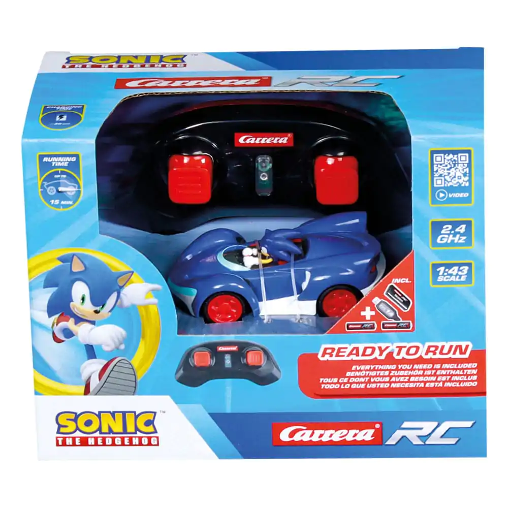 Sonic the Hedgehog RC auto na dálkové ovládání 1/43 2.4GHz Mini Sonic fotografii produktu