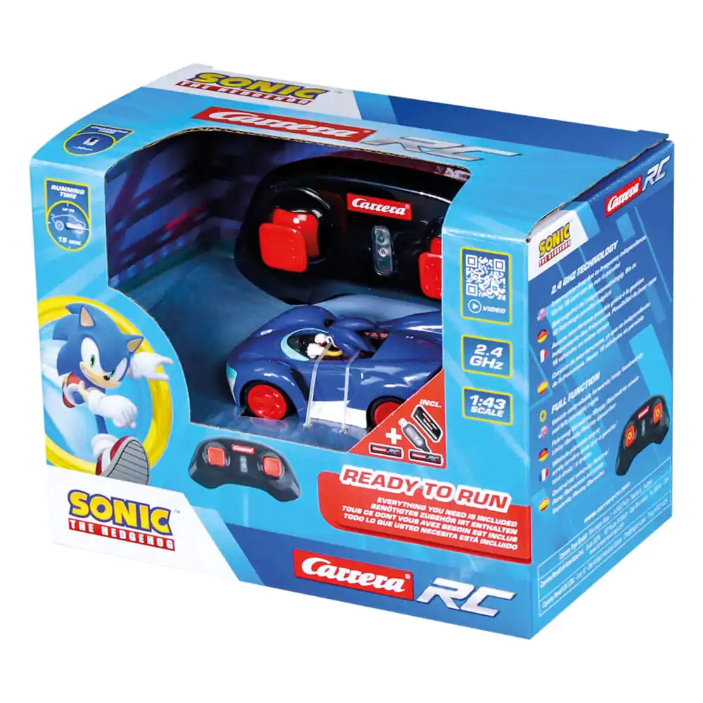 Sonic the Hedgehog RC auto na dálkové ovládání 1/43 2.4GHz Mini Sonic fotografii produktu
