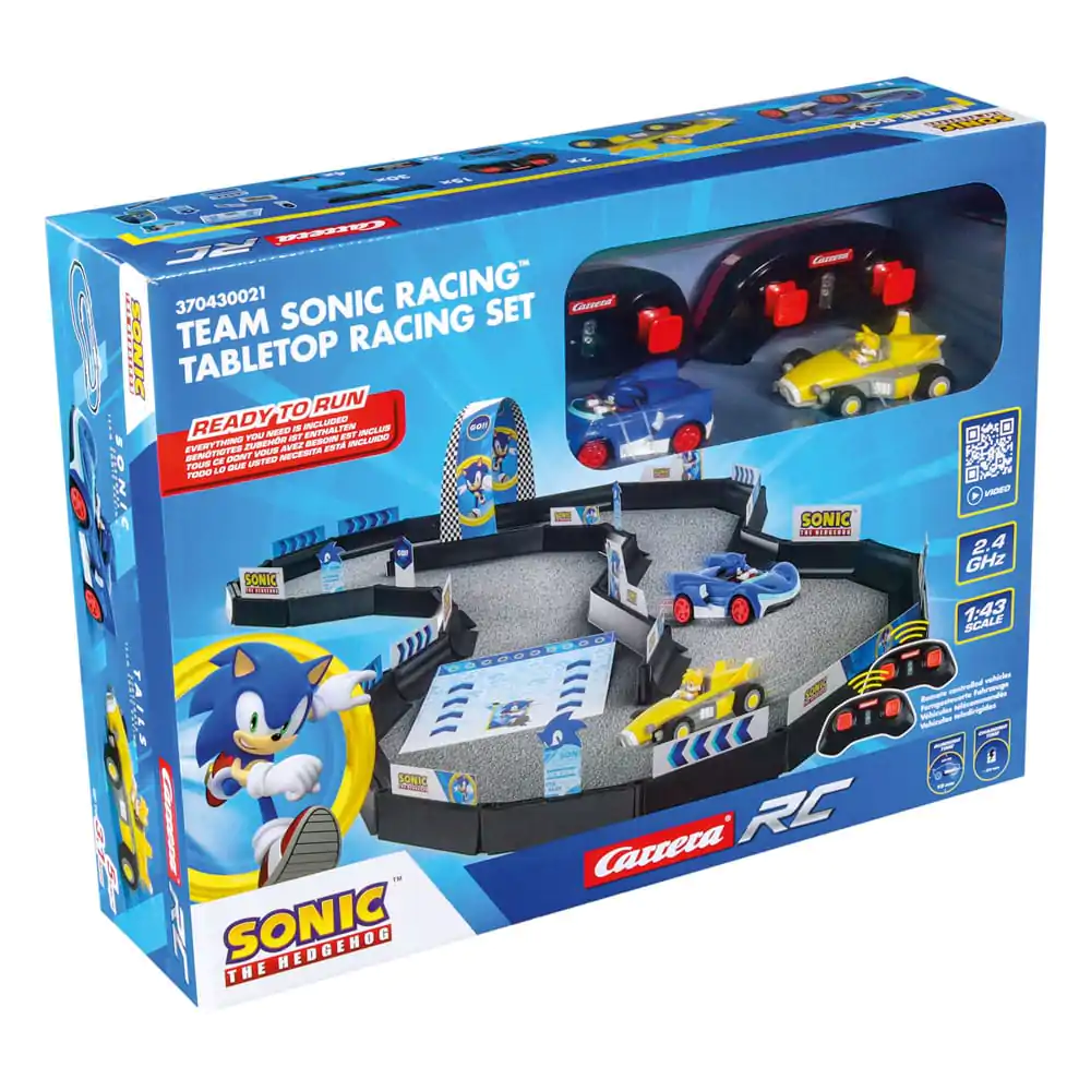 Sonic the Hedgehog RC auto na dálkové ovládání 1/43 2.4GHz sada na stolní závodění fotografii produktu