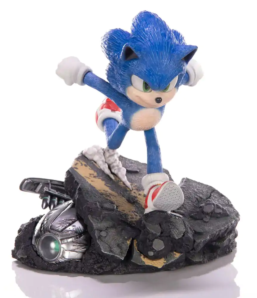 Sonic the Hedgehog 2 Statue Sonic Standoff 26 cm Soška fotografii produktu