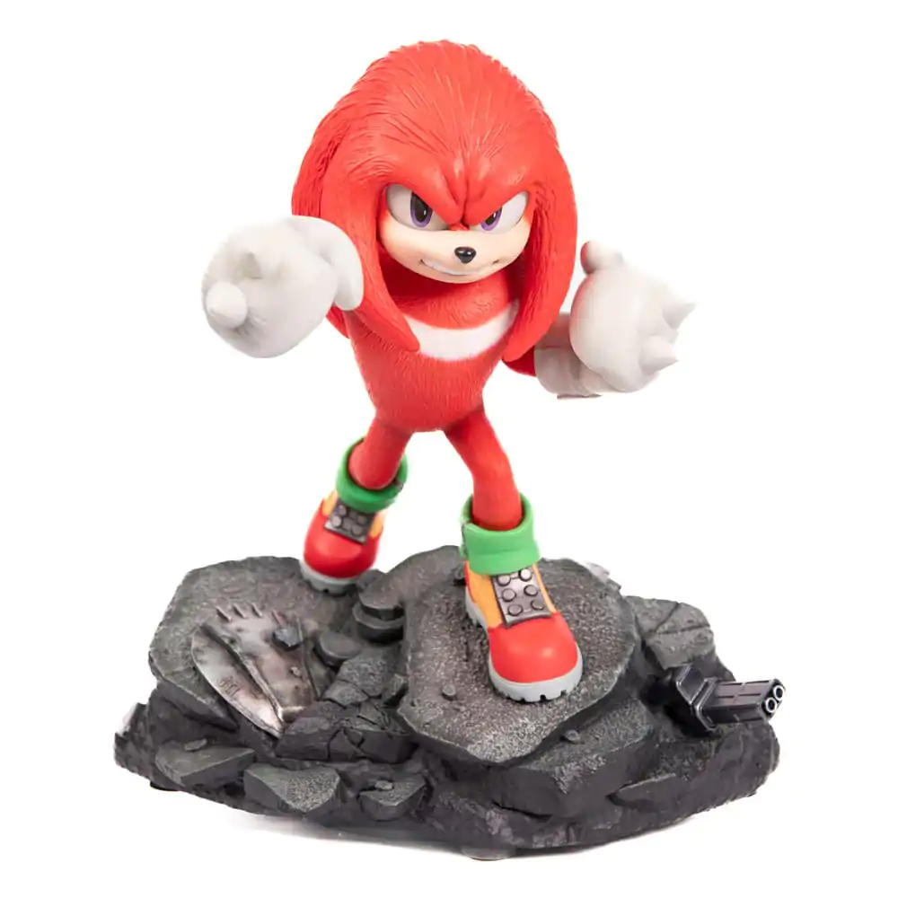 Sonic the Hedgehog 2 Statue Knuckles Standoff 30 cm soška fotografii produktu