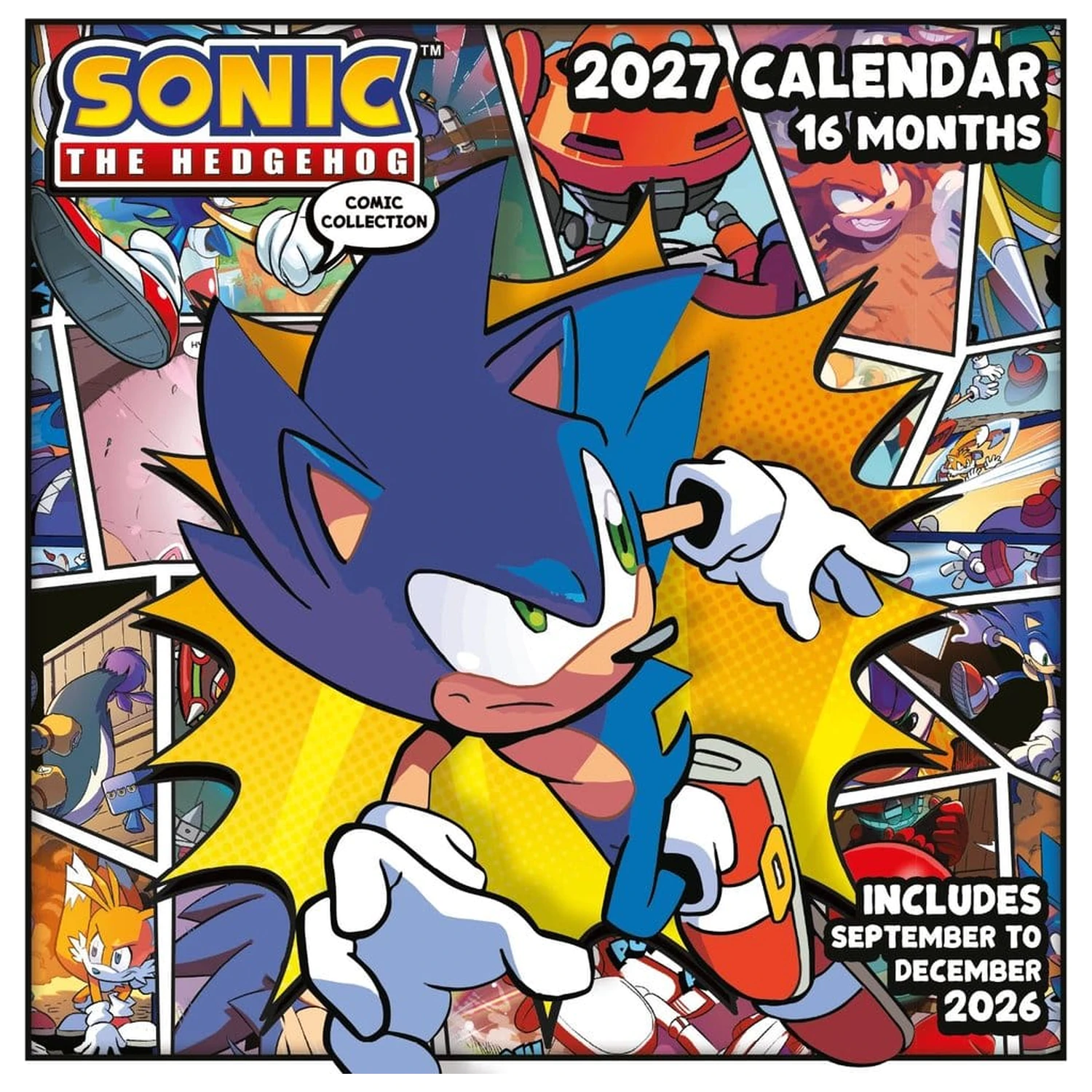 Sonic the Hedgehog (2027) nástěnný kalendář fotografii produktu