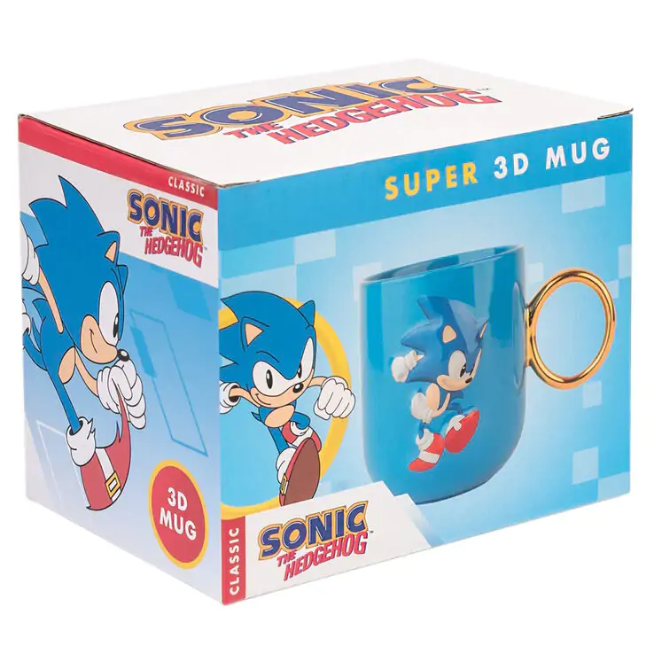 Sonic The Hedgehog 3D hrnek 350ml fotografii produktu