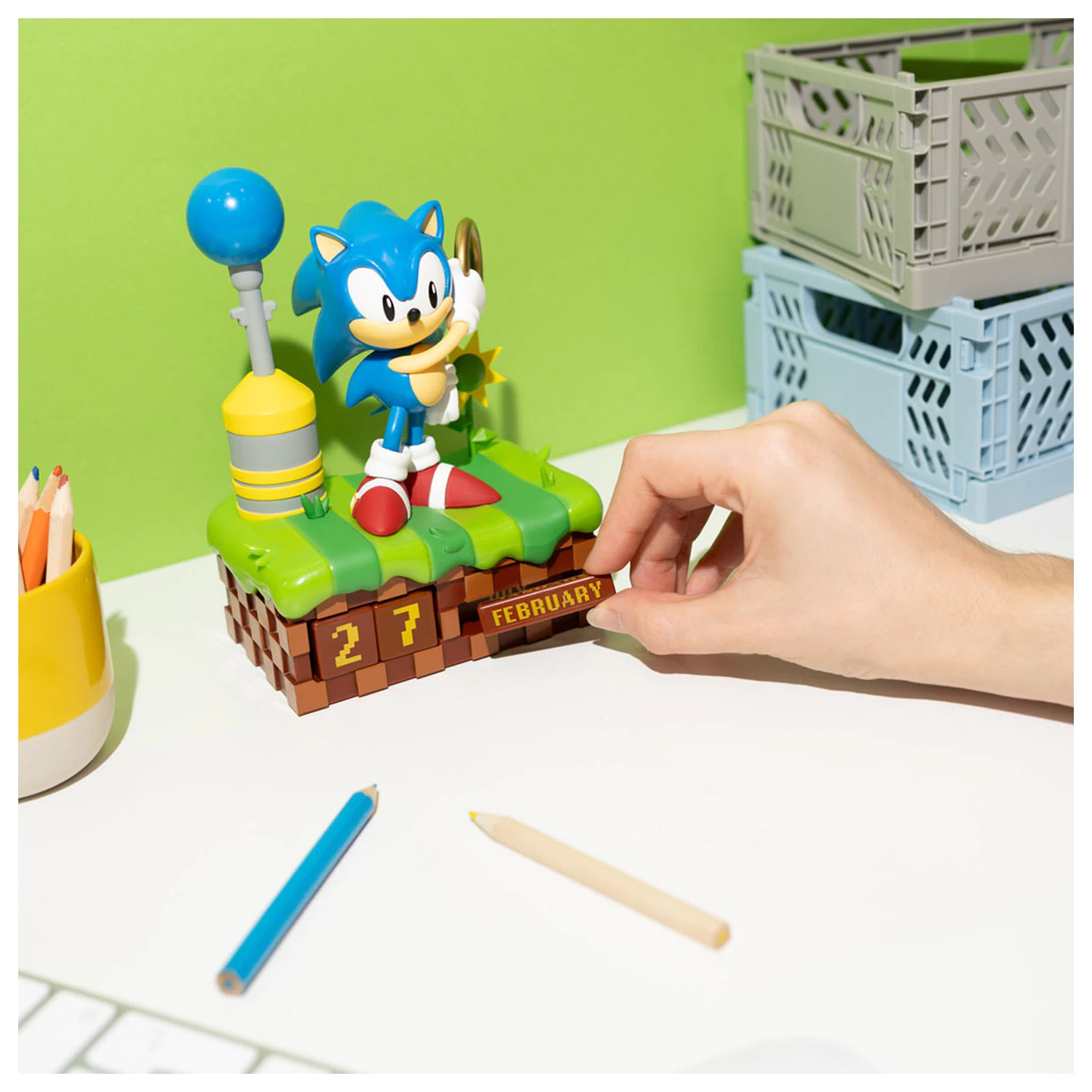 3D věčný kalendář Sonic the Hedgehog fotografii produktu