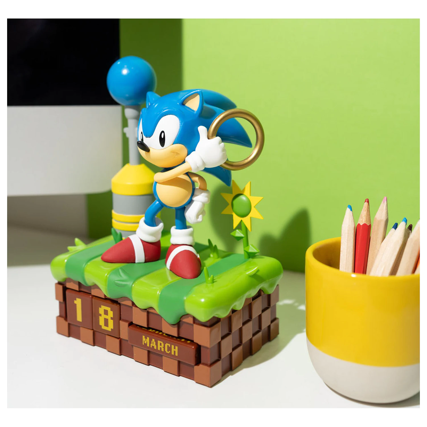 3D věčný kalendář Sonic the Hedgehog fotografii produktu