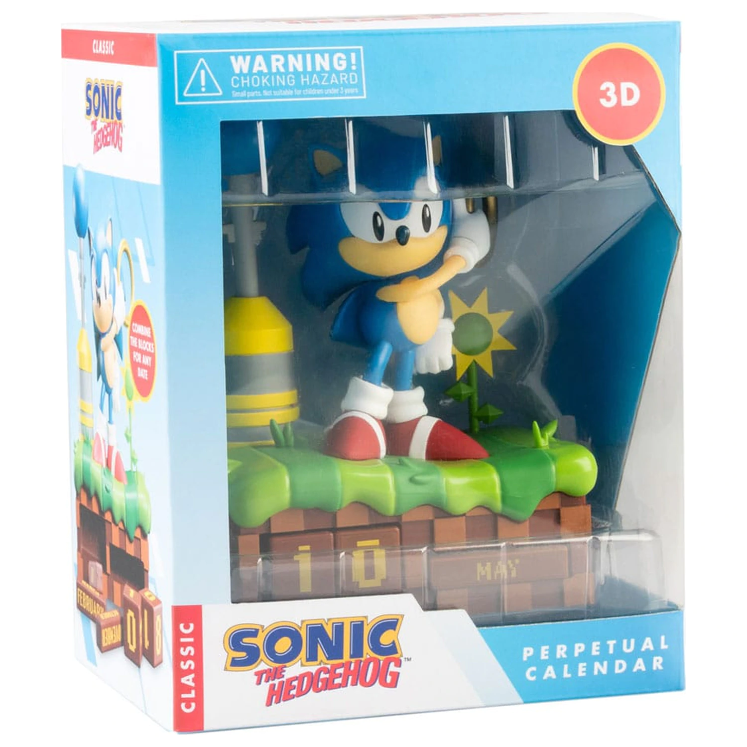 3D věčný kalendář Sonic the Hedgehog fotografii produktu