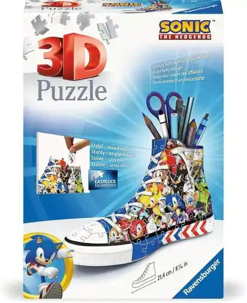 Sonic - The Hedgehog 3D Puzzle Teniska (108 dílků) fotografii produktu