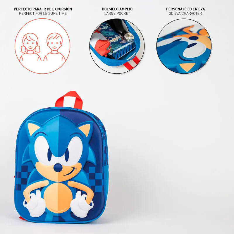 Sonic the Hedgehog 3D batoh 31cm fotografii produktu