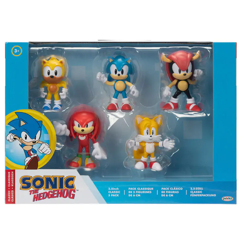 Sonic the Hedgehog balení 5 figurek 6 cm fotografii produktu