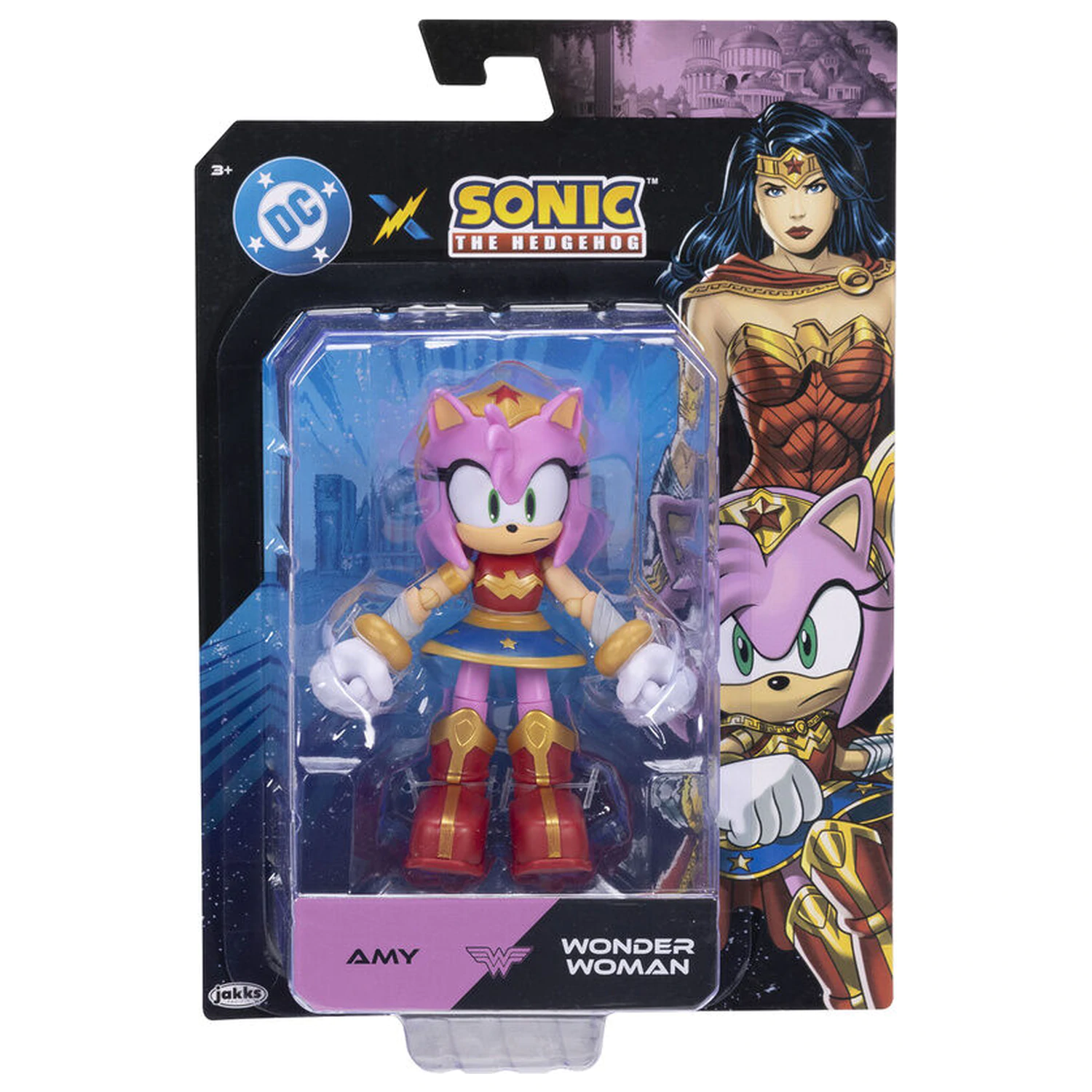 Sonic The Hedgehog Amy Wonder Woman figurka 13 cm fotografii produktu