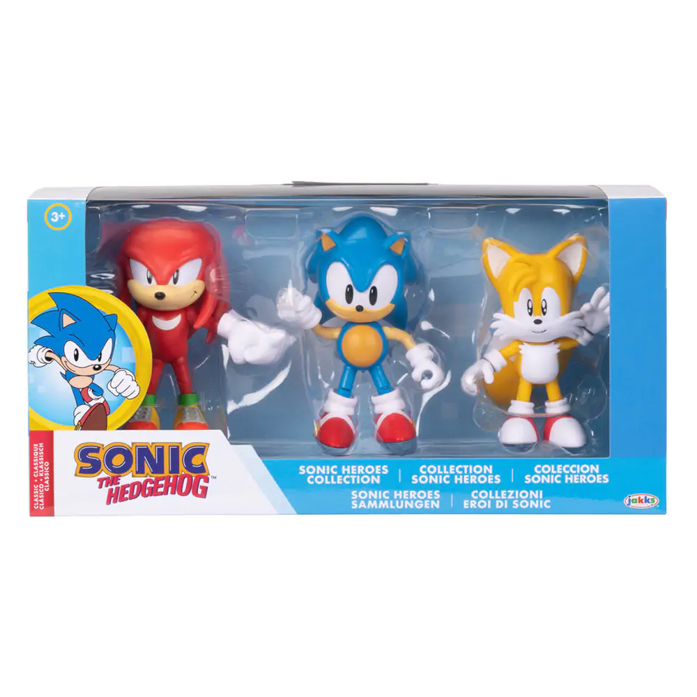 Sonic the Hedgehog Classic balení 3 figurky 10 cm fotografii produktu