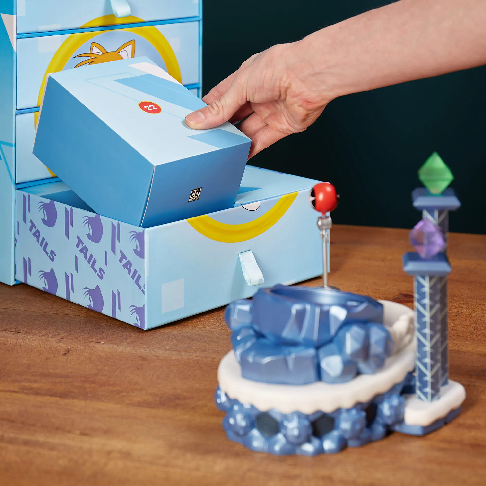 Sonic - The Hedgehog odpočítávací postava adventní kalendář Model Kit Tails fotografii produktu