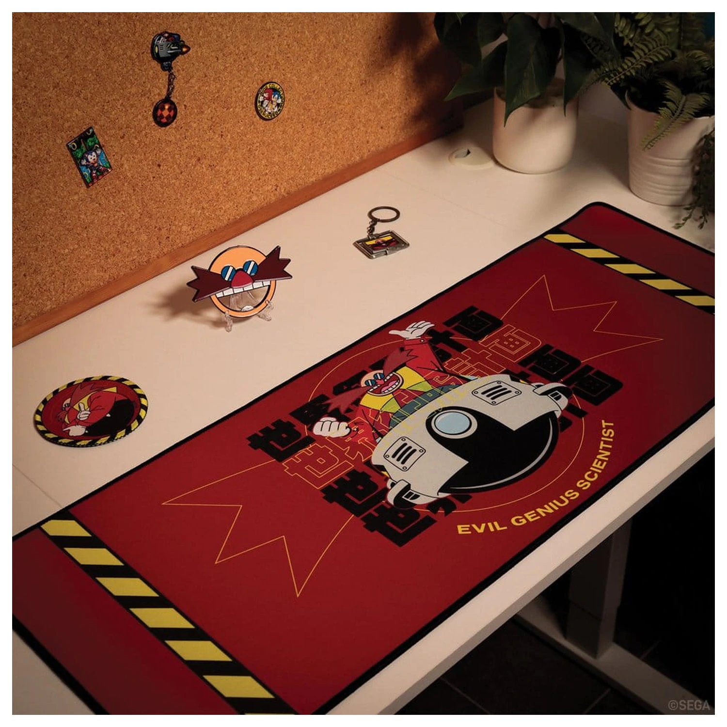 Sonic - The Hedgehog podložka na stůl a sada podtácků Dr. Eggman fotografii produktu