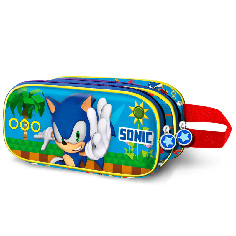 Sonic the Hedgehog Faster 3D dvojité pouzdro na tužky fotografii produktu