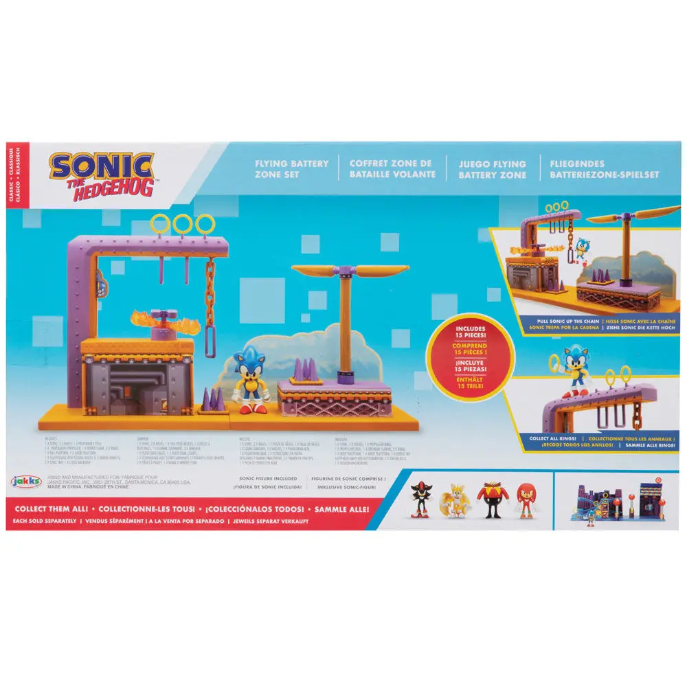 Sonic The Hedgehog Flying Battery Zone hrací set 6cm fotografii produktu