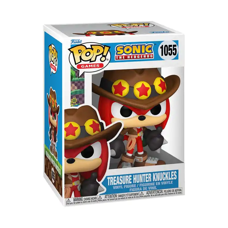 Sonic the Hedgehog Funko POP! Games Vinylová figurka Treasure Hunter Knuckles 9 cm fotografii produktu