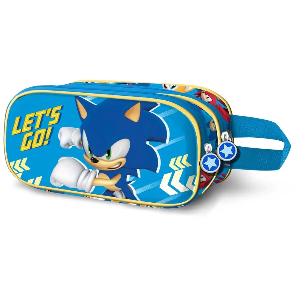 Sonic The Hedgehog Go 3D dvojité pouzdro na tužky fotografii produktu