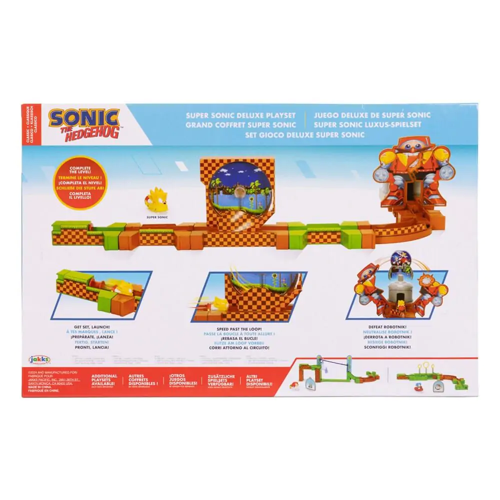 Sonic - The Hedgehog Go Go Racers Mini figurka Hrací sada Odpalovací rampy Deluxe fotografii produktu