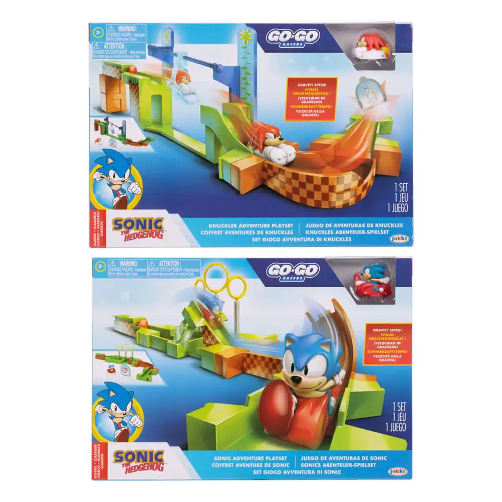 Sonic - The Hedgehog Go Go Racers Mini Figure Playset Odpalovací rampy Sonic & Knuckles fotografii produktu