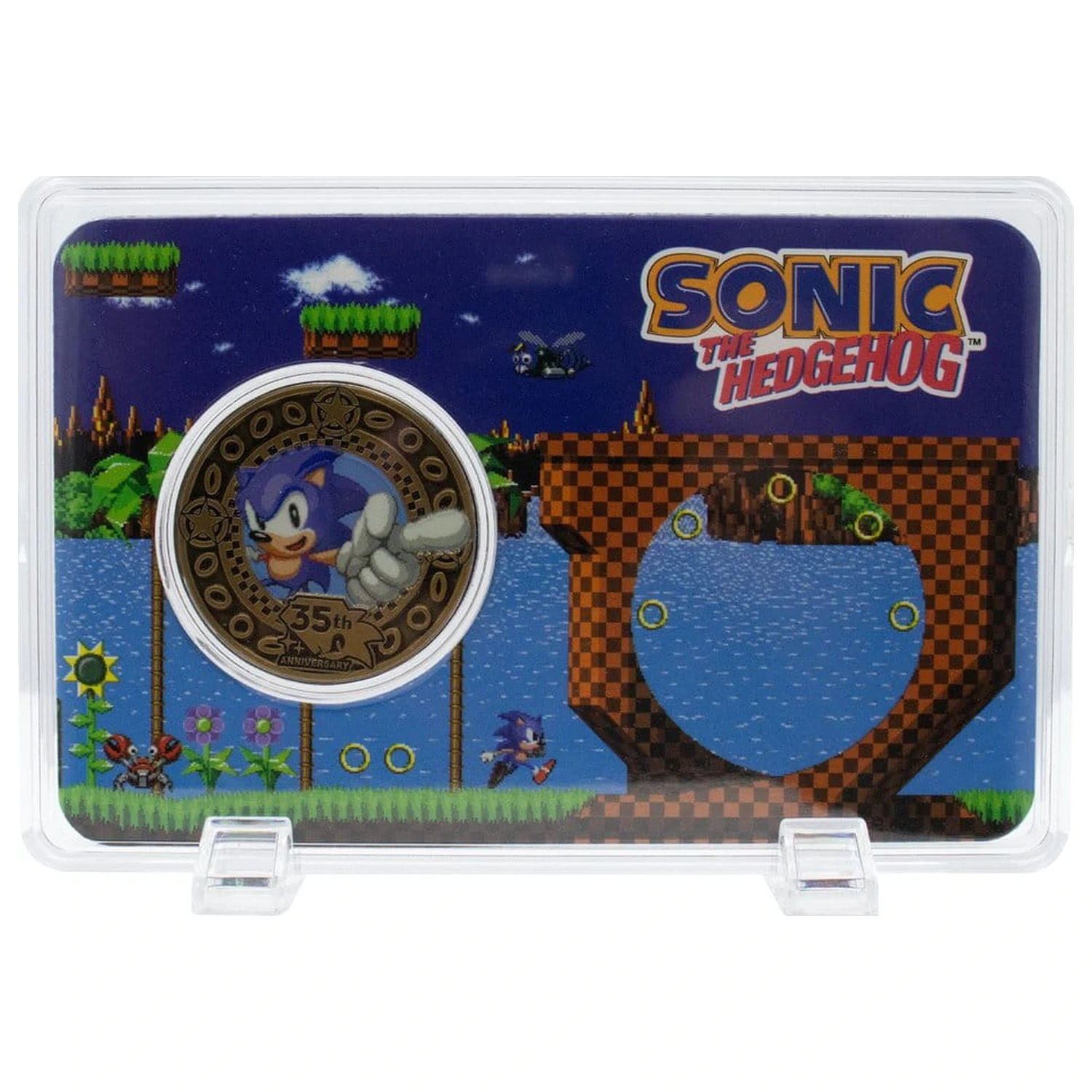 Sonic the Hedgehog sběratelská mince, 35. výročí, limitovaná edice fotografii produktu