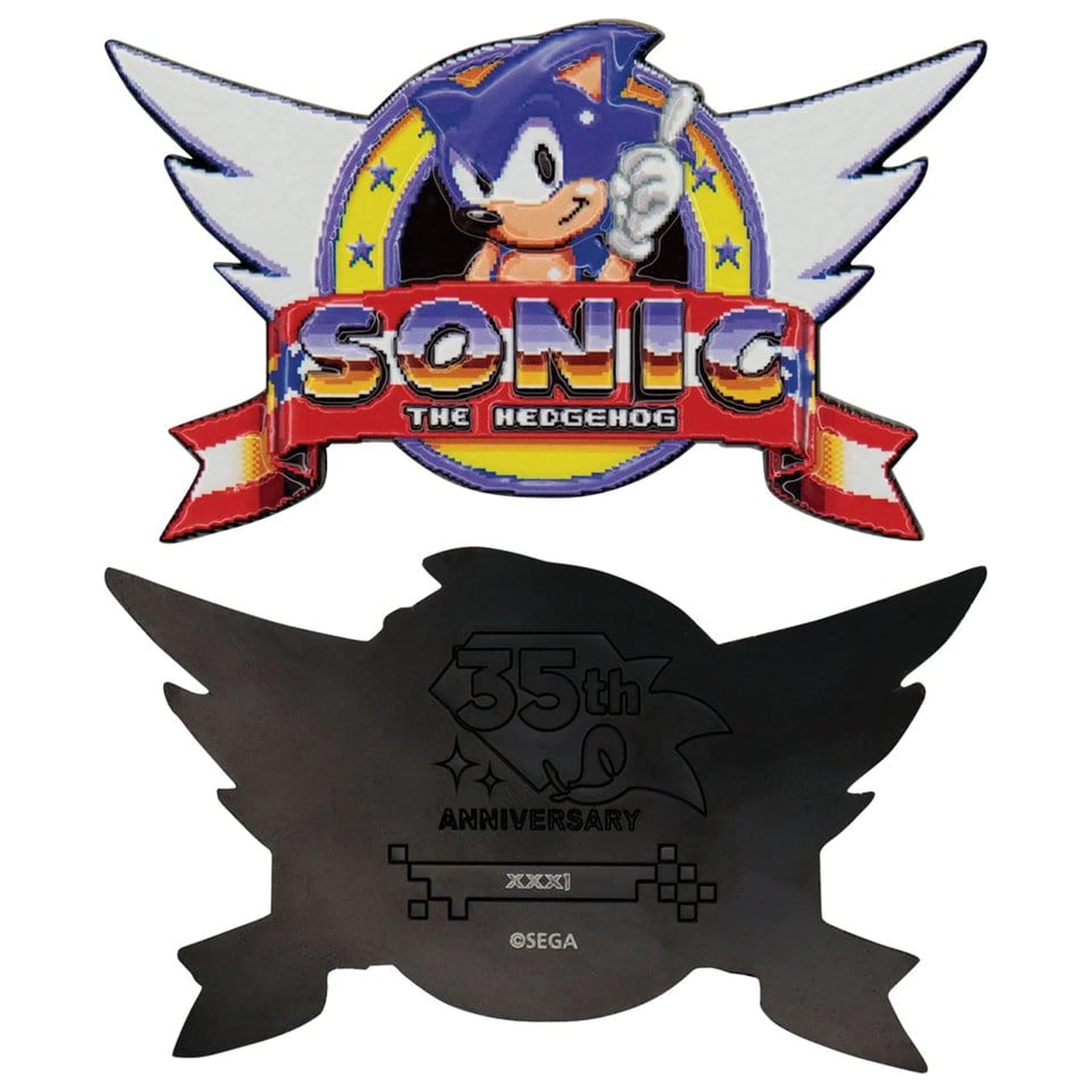 Sonic The Hedgehog Sběratelská mince Originální logo fotografii produktu