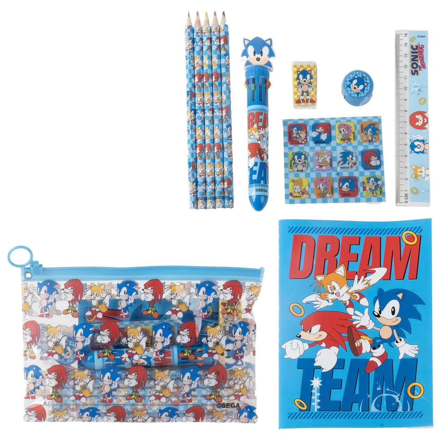 Sonic the Hedgehog Stationery set fotografii produktu