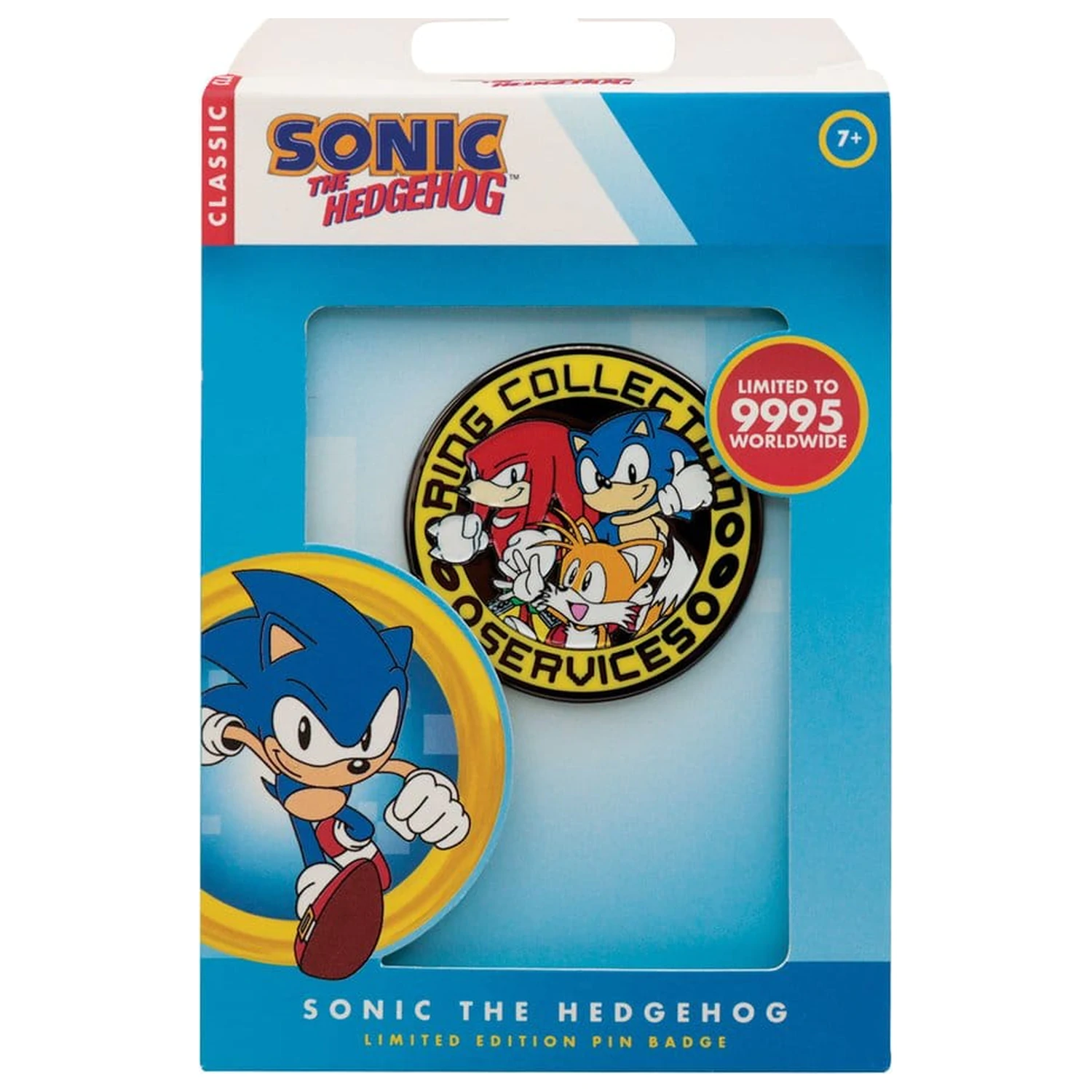 Sonic - The Hedgehog pin odznak Sonic, Tails, Knuckles limitovaná edice fotografii produktu