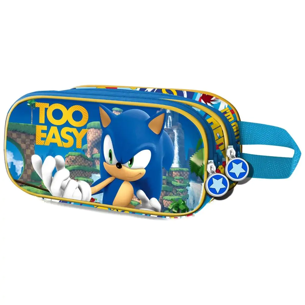 Sonic the Hedgehog Easy double 3D penál fotografii produktu