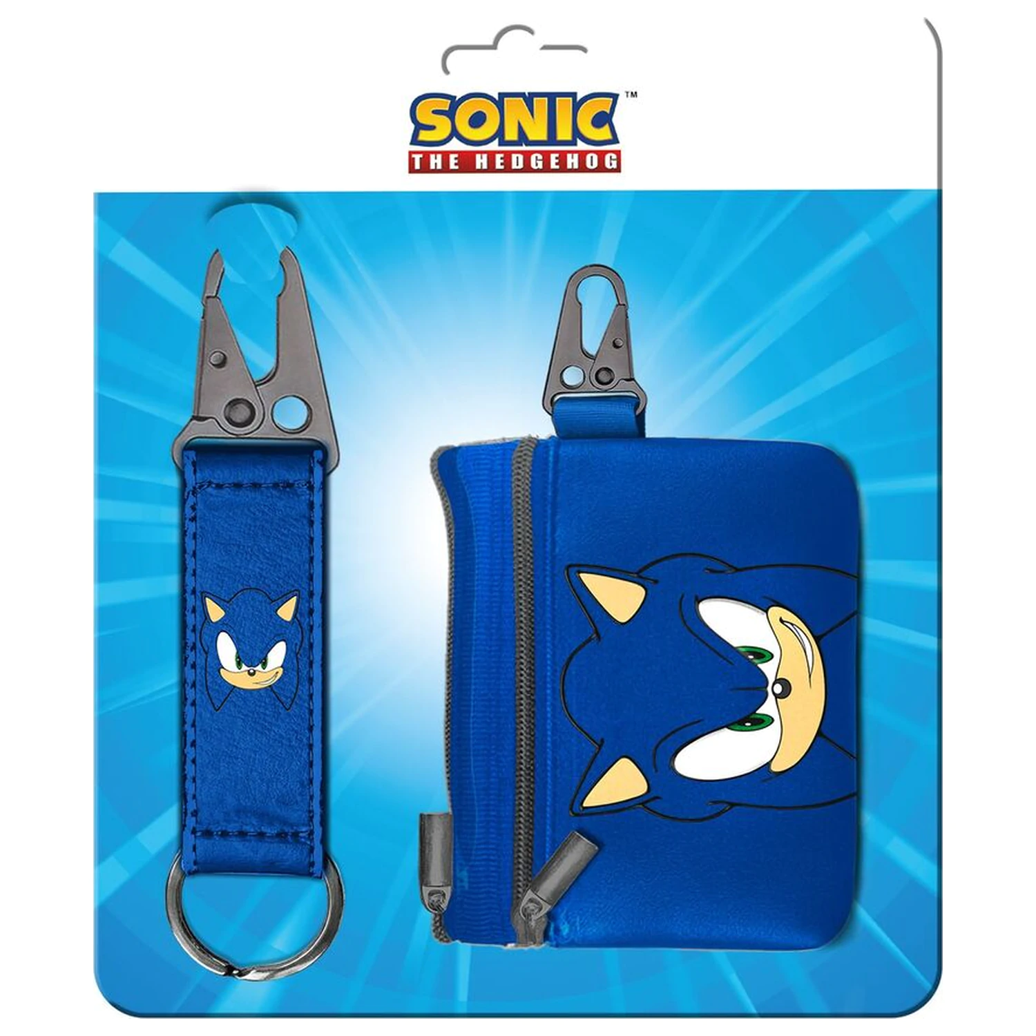 Sonic the Hedgehog klíčenka + sada peněženek fotografii produktu