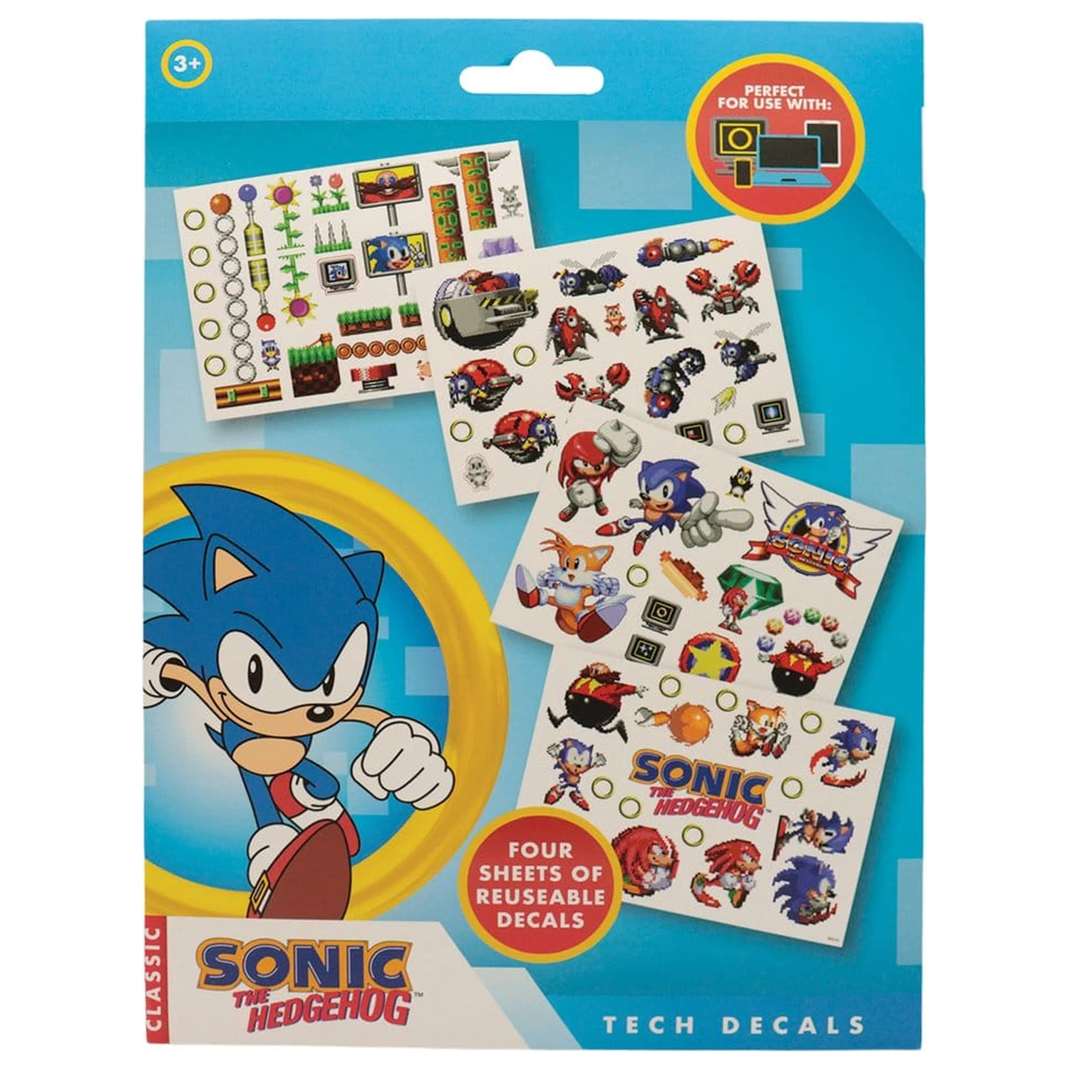 Sonic - The Hedgehog Tech sada samolepek fotografii produktu