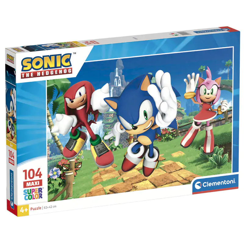 Sonic the Hedgehog maxi puzzle 104 dílků fotografii produktu