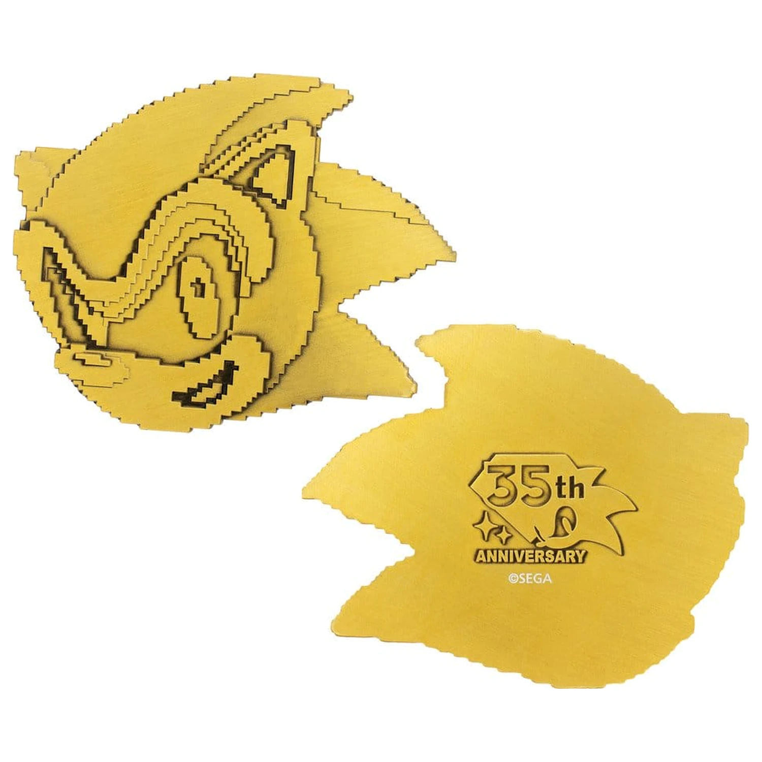 Sonic the Hedgehog Medailonová sada k 35. výročí Tehdy a nyní Limitovaná edice fotografii produktu