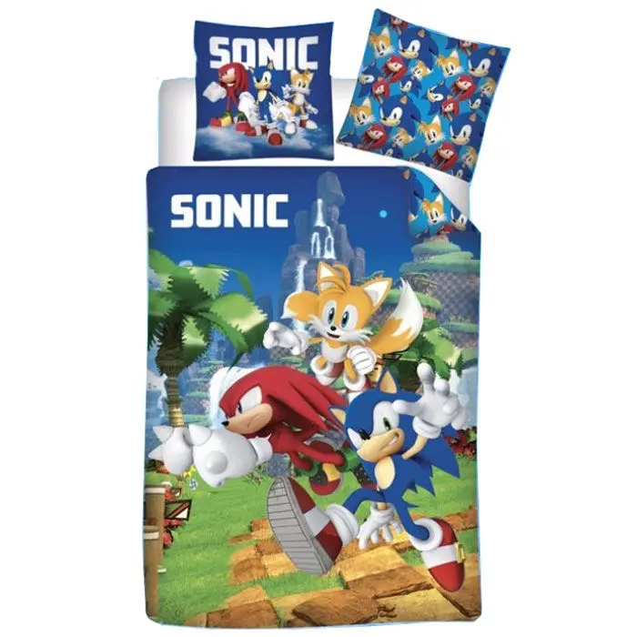 Sonic The Hedgehog mikrovláknový povlak na peřinu postel 90 cm fotografii produktu