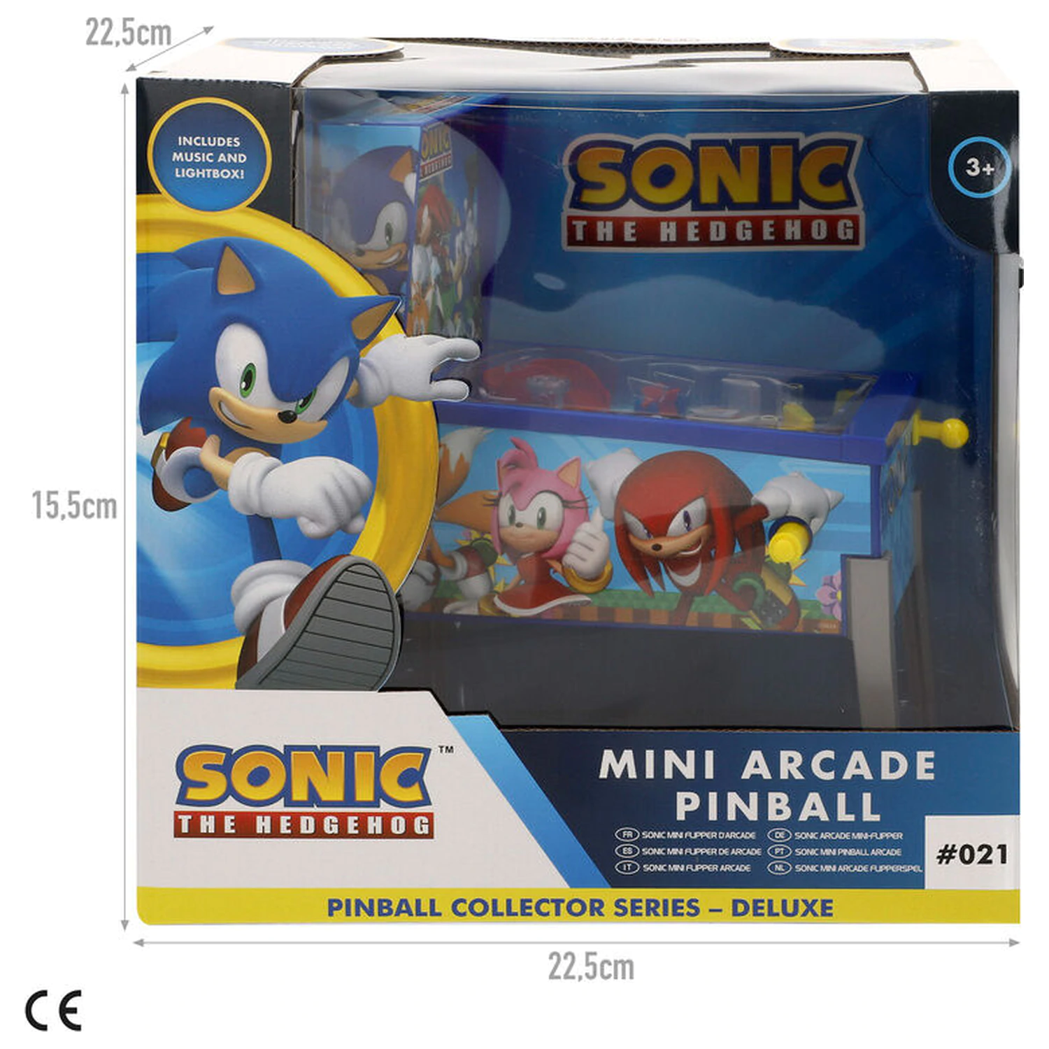 Sonic the Hedgehog mini arkádový pinball fotografii produktu