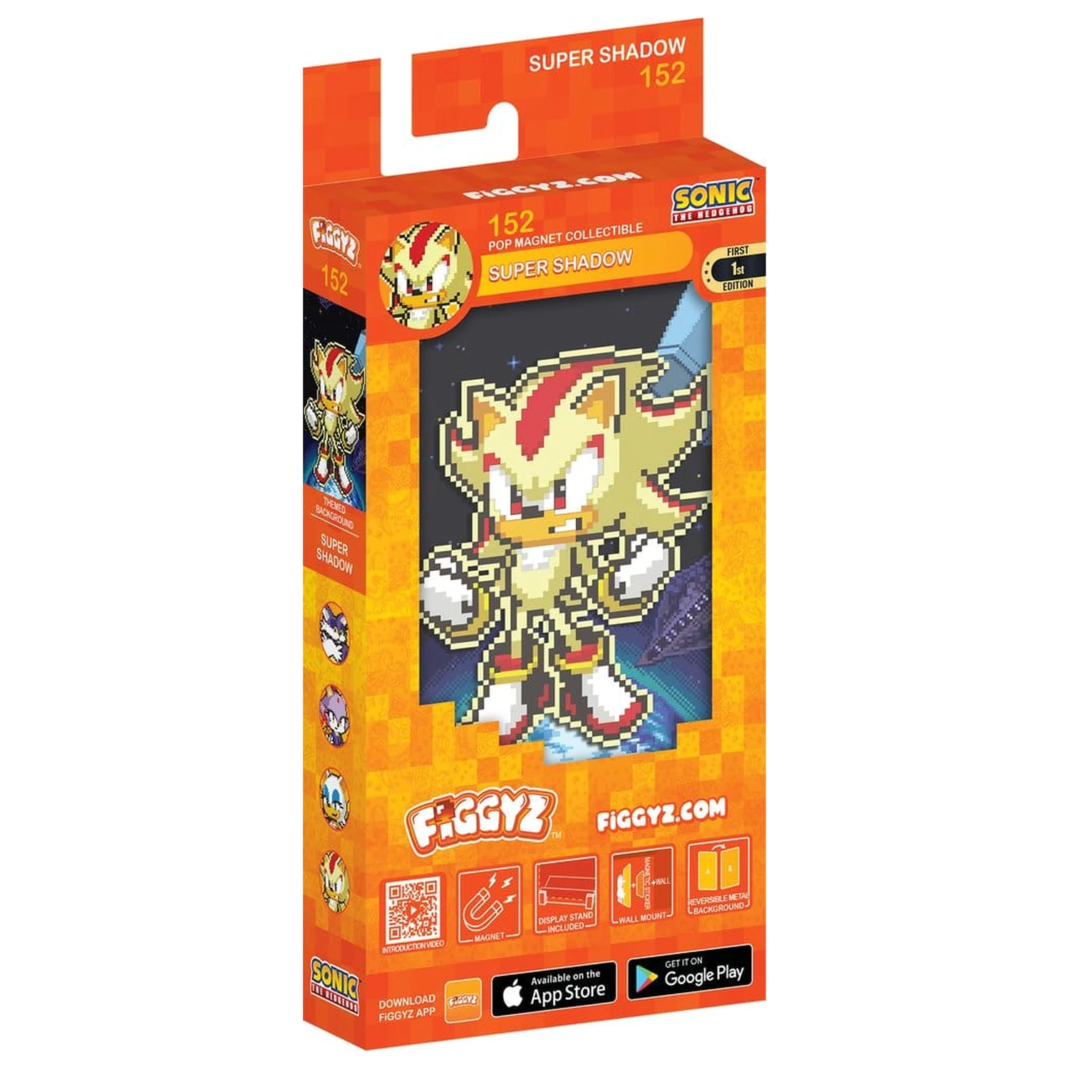 Sonic the Hedgehog (Modern) FiGGYZ magnetická sběratelská figurka Super Shadow 11 cm fotografii produktu