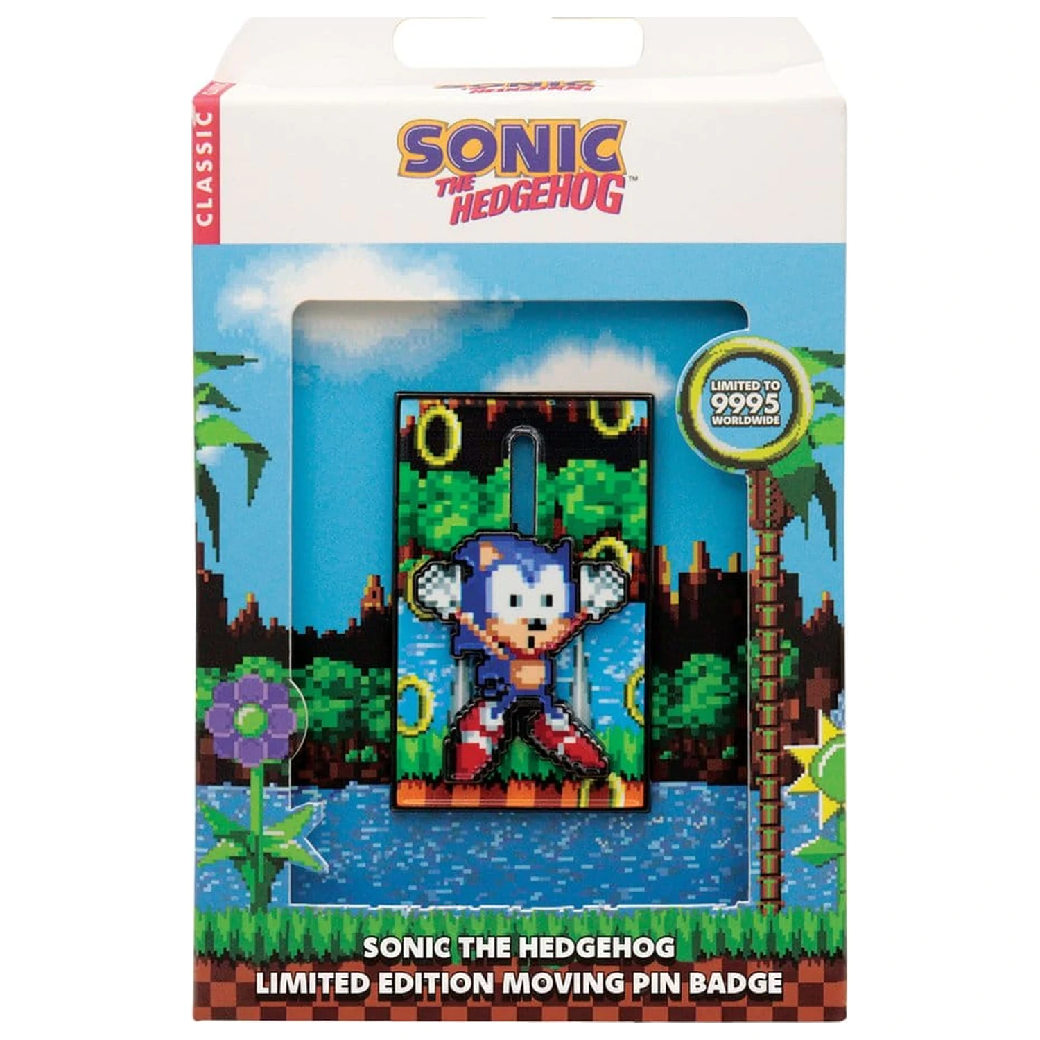Sonic The Hedgehog pohyblivý pin odznak fotografii produktu