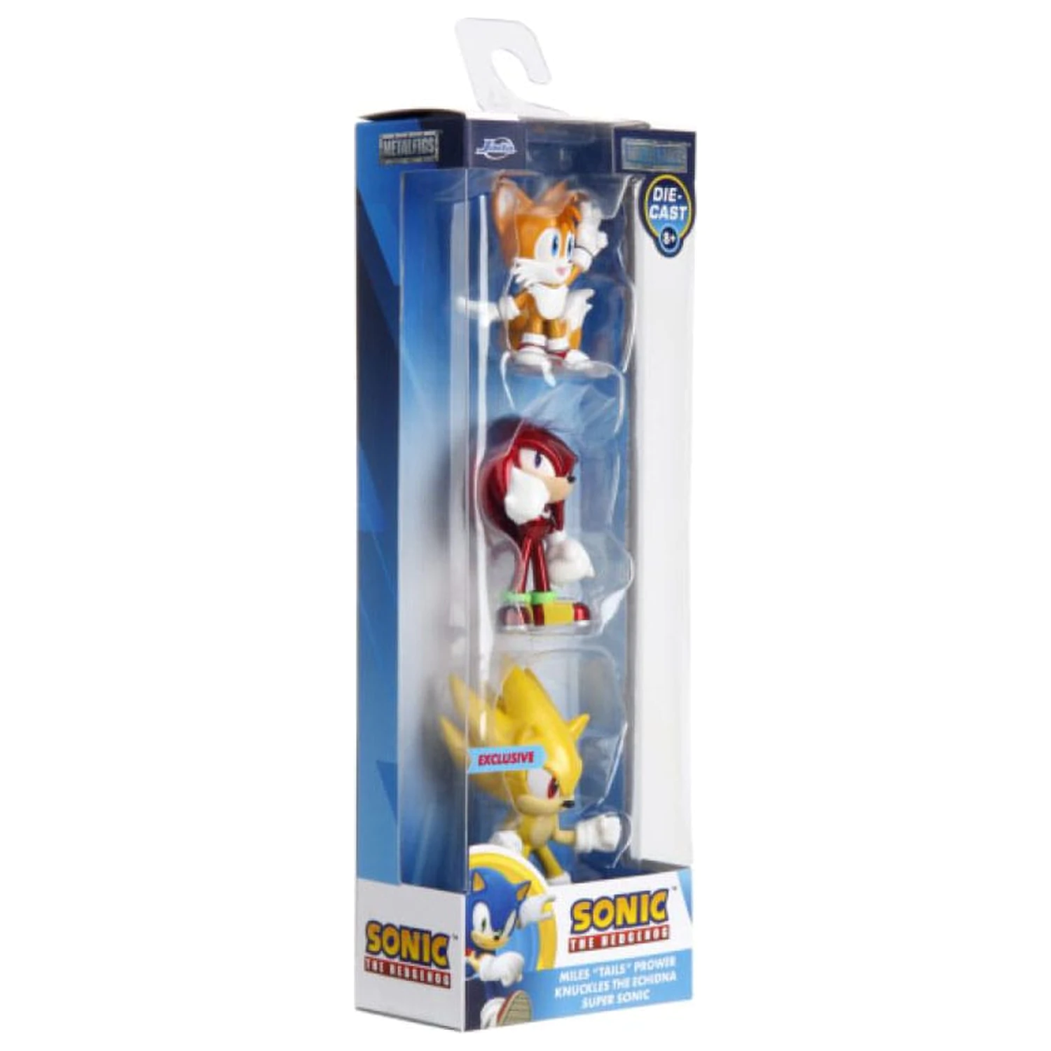 Sonic the Hedgehog Nano Metalfigs tlakově lité mini figurky, balení 3 kusů, 5 cm fotografii produktu