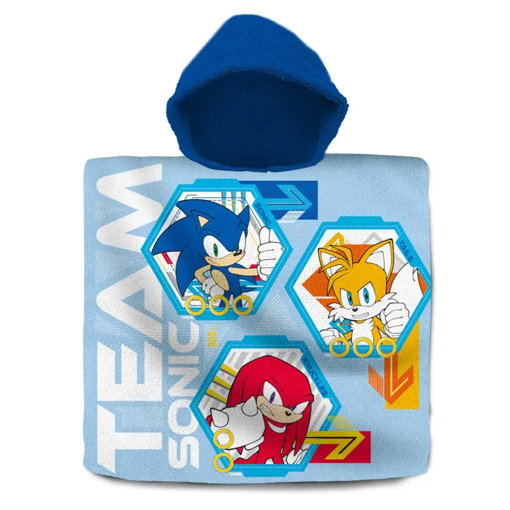 Sonic the Hedgehog bavlněná poncho osuška fotografii produktu