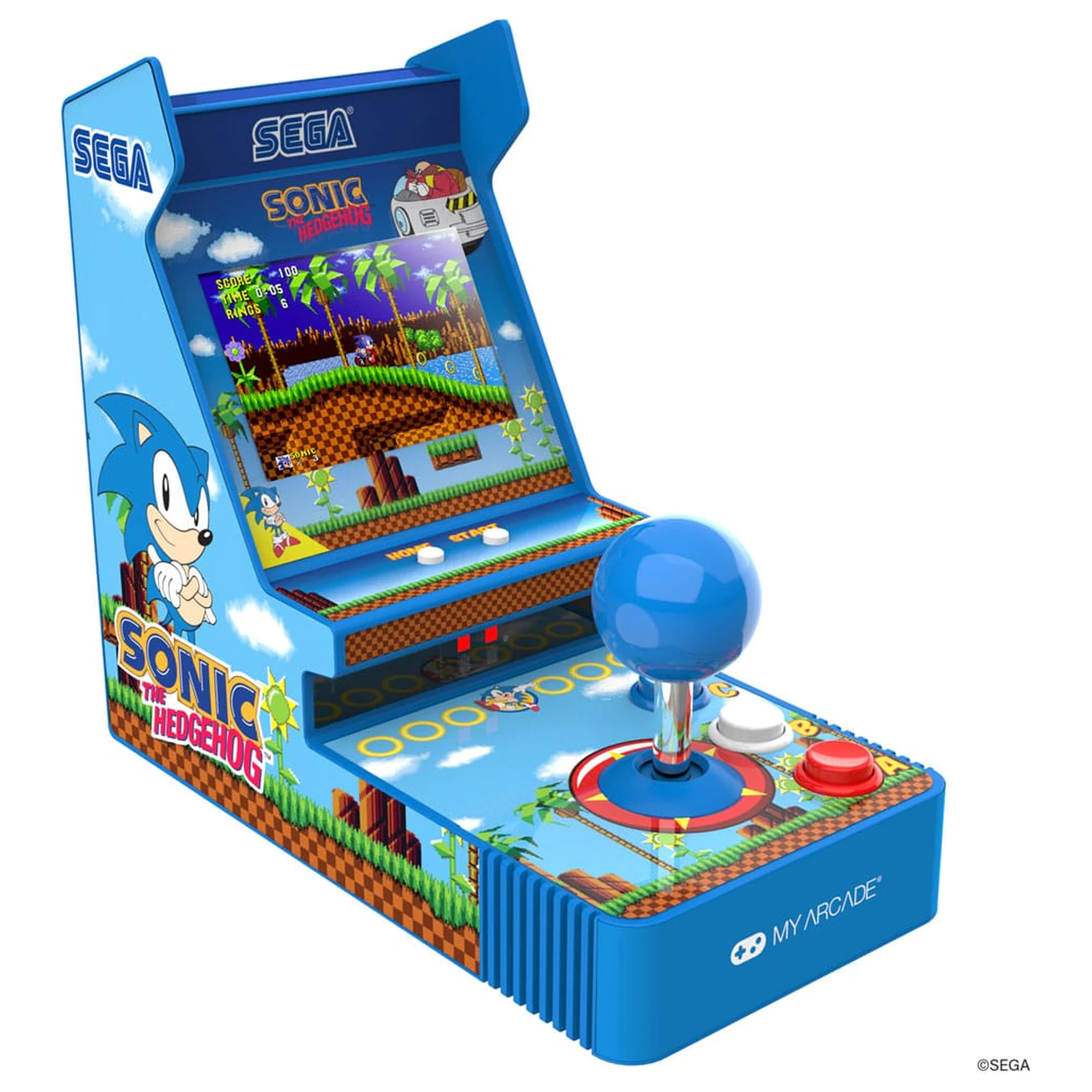 Sonic The Hedgehog Přenosný Retro Arkádový Joystick Hráč fotografii produktu