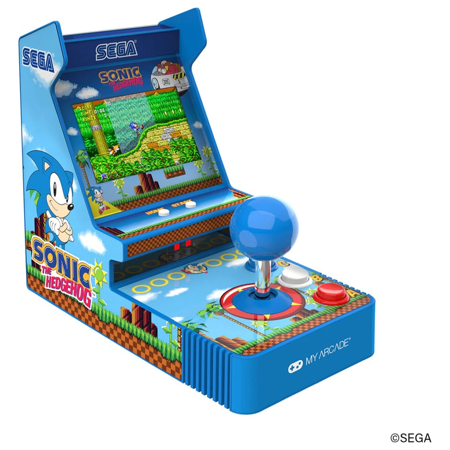 Sonic The Hedgehog Přenosný Retro Arkádový Joystick Hráč fotografii produktu