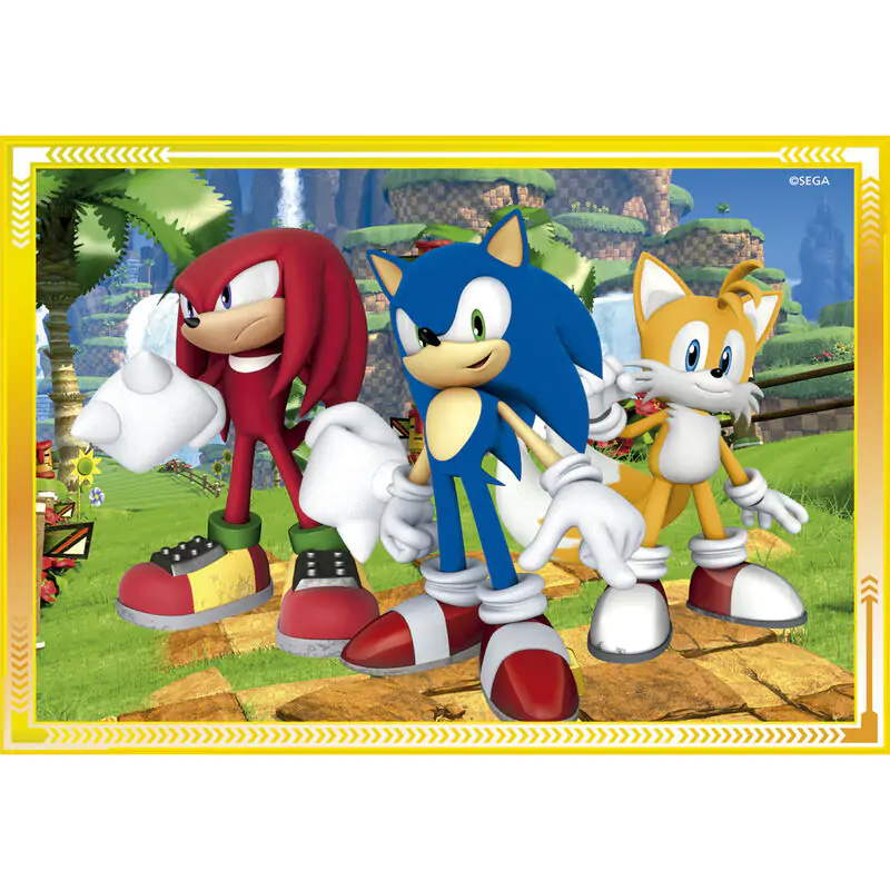 Puzzle Sonic the Hedgehog 12-16-20-24 dílků fotografii produktu