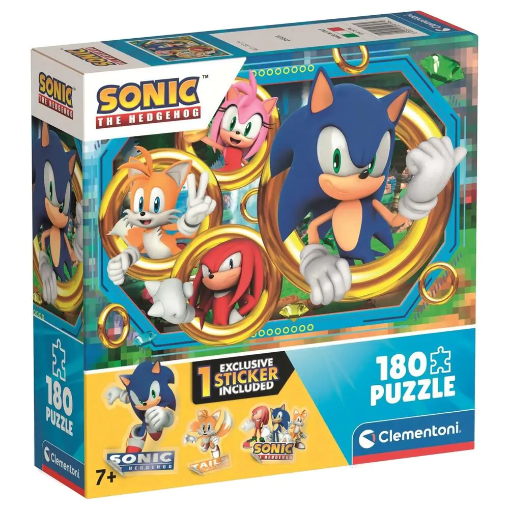 Puzzle Sonic the Hedgehog 180 dílků fotografii produktu